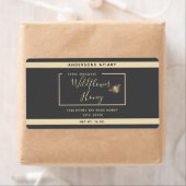 Minimale moderne honingbijenhoningpot Classi Etiket (Insitu)