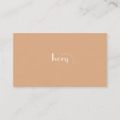 Minimale moderne luxe Visitekaartje (Achterkant)