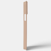 Minimale moderne Monogram bruine Iphone draagtas Case-Mate iPhone Case (Achterkant / Rechts)