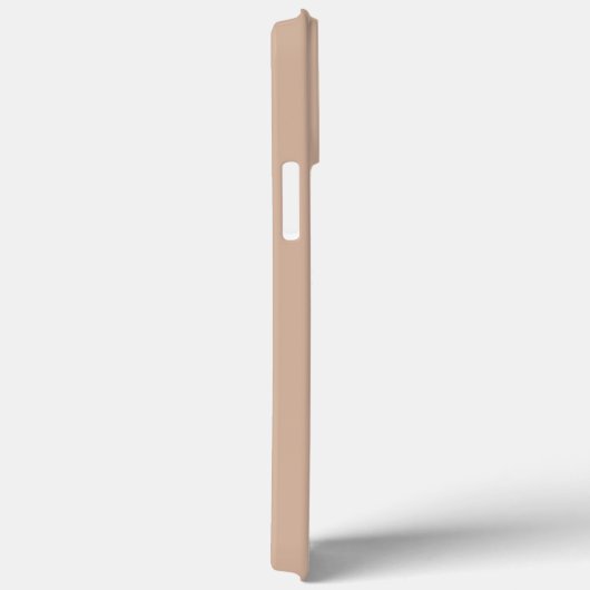 Minimale moderne Monogram bruine Iphone draagtas Case-Mate iPhone Case (Achterkant / Rechts)