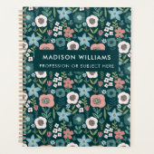 Minimale Moderne Planner van Bloemen (Voorkant)