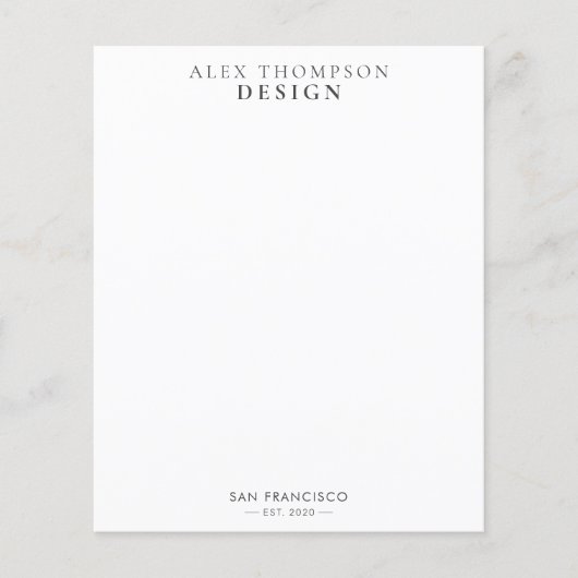 Minimale moderne professionele kantoorbenodigdhede (Voorkant)