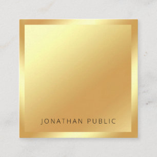 Minimale moderne professionele rendy Sjabloon top Vierkante Visitekaartje