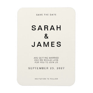 Minimale moderne ridder sparen de Datum Magneet