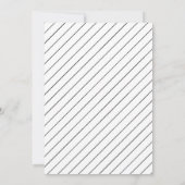 Minimale moderne scriptbruiloft, sla de datum op kaart (Achterkant)