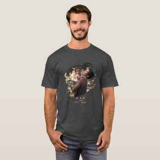 Minimale Moderne Trendy Fotopop Vaderdag T-shirt