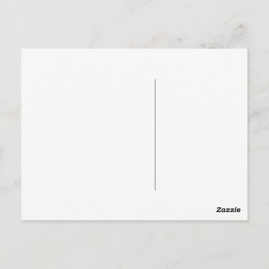 Minimale moderne Typografie 2018 Photo Calendar Briefkaart (Achterkant)