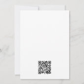 Minimale moderne typografie Fotobruiloft Save The Date (Achterkant)