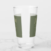 Minimale Moderne Wijze en Gouden Eenvoudige Huweli Glas (Links)