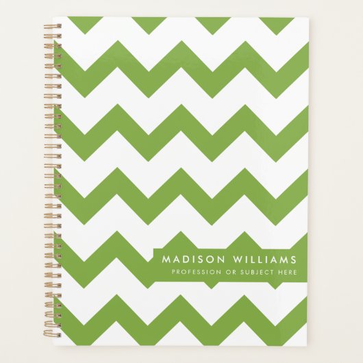 Minimale Moderne Zigzag Planner (Voorkant)
