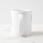 Minimale mok met aangepaste naam | Elegante script (Achterkant)