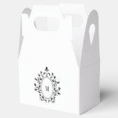 Minimale Monogram Bedankdoosjes (Geopend)