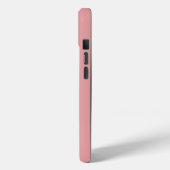 Minimale Monogram Blush Roze Case-Mate iPhone Case (Achterkant / Links)