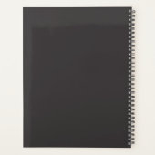 Minimale monogram koepel planner (Achterkant)