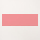 Minimale monogram zwarte initialen roze yoghagmat yogamat (Achterkant (horizontaal))