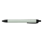 Minimale monogram zwarte inkt pen koel (Bodem)