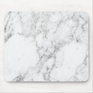 Minimale Muismat witte en grijze marmer