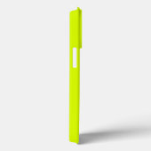 Minimale naam aangepast monogram chartreuse groen Case-Mate iPhone case (Achterkant / Rechts)