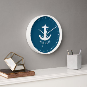 Minimale naam Nautical Ocean Blue Boat