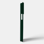 Minimale naam van aangepast monogram donkerdengroe Case-Mate iPhone case (Achterkant / Rechts)