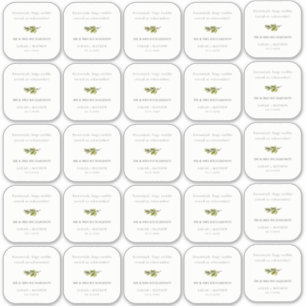 Minimale naam van de groene pine tak van de Tak va Sticker