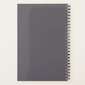 Minimale naam van het donkergrijze Masculine/grijz Planner