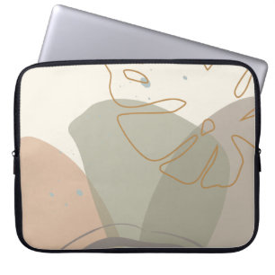 Minimale Natuur #digitalart #natuur Laptop Sleeve