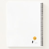 Minimale natuur notebook notitieboek (Achterkant)