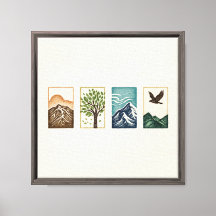 Minimale Natuurset – Berg- en Boomkunst