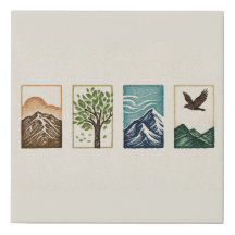 Minimale Natuurset – Berg- en Boomkunst