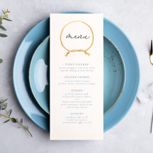 Minimale Nautische Zeilboot Ahoy Boy's Menu