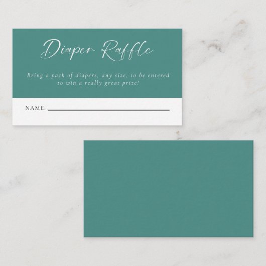 Minimale neutraal Hallo Baby shower Informatiekaartje (Voorkant / Achterkant)