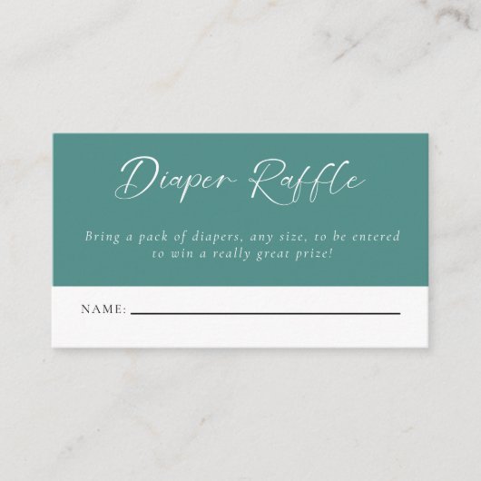 Minimale neutraal Hallo Baby shower Informatiekaartje (Voorkant)