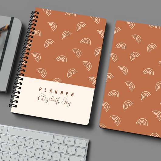 Minimale neutrale Boho Planner