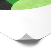 Minimale Noordse Abstracte Kunst Poster (Hoek)