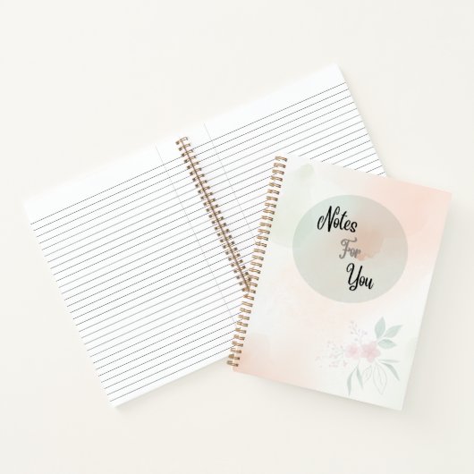 Minimale "Notes For You" Notitieboek (Binnen)