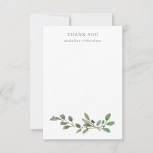 Minimale olievlek bedankkaart