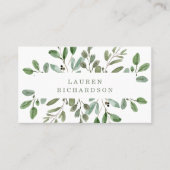 Minimale olievlek visitekaartje (Voorkant)