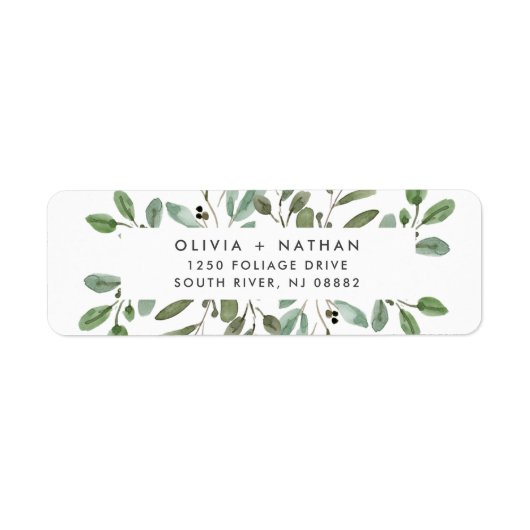 Minimale olievlek | Weddenschap Etiket (Voorkant)