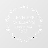 Minimale ondoorzichtige opslag van olie raamsticker (Vel)