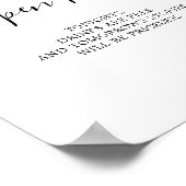 Minimale openbalieslog poster (Hoek)