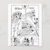 Minimale orthodoxe kerststal (Voorkant)