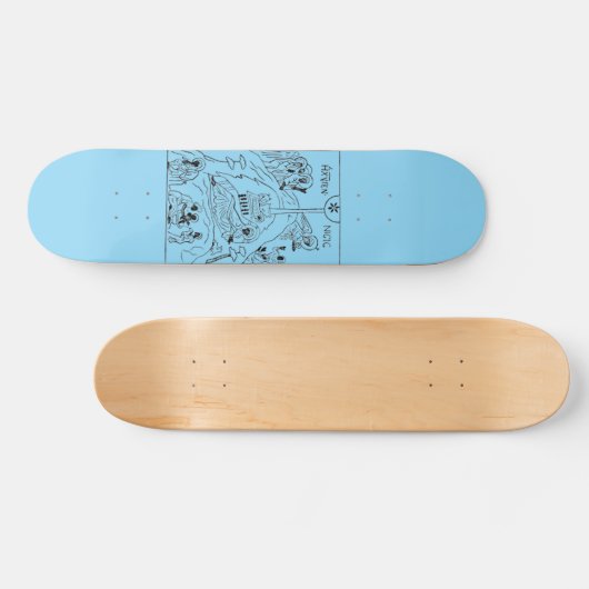 Minimale orthodoxe kerststal skateboard (Horizontaal)