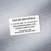 Minimale oude moderne rendy magnetisch visitekaartje (Voorbeeld)