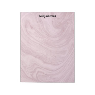 Minimale Paarse marmer Pink Stone Trendy Swirls Notitieblok