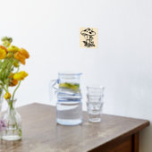 Minimale Paddenstoel Line Art Folie Afdrukken (Laag (Keuken))