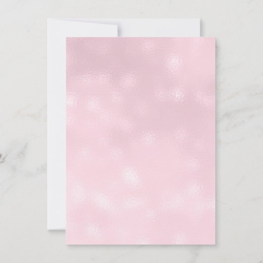 Minimale pastroze roze roze Lila verjaardag Kaart (Achterkant)