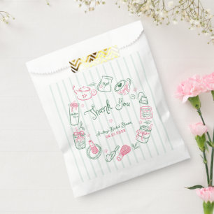 Minimale Perfecte Matcha Bruids Shower Bedankt Bedankzakje