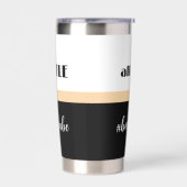 Minimale persoonlijke bijrol geïsoleerde drinkbeker (Links)