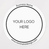 Minimale persoonlijke Logo Labels (Design 1)